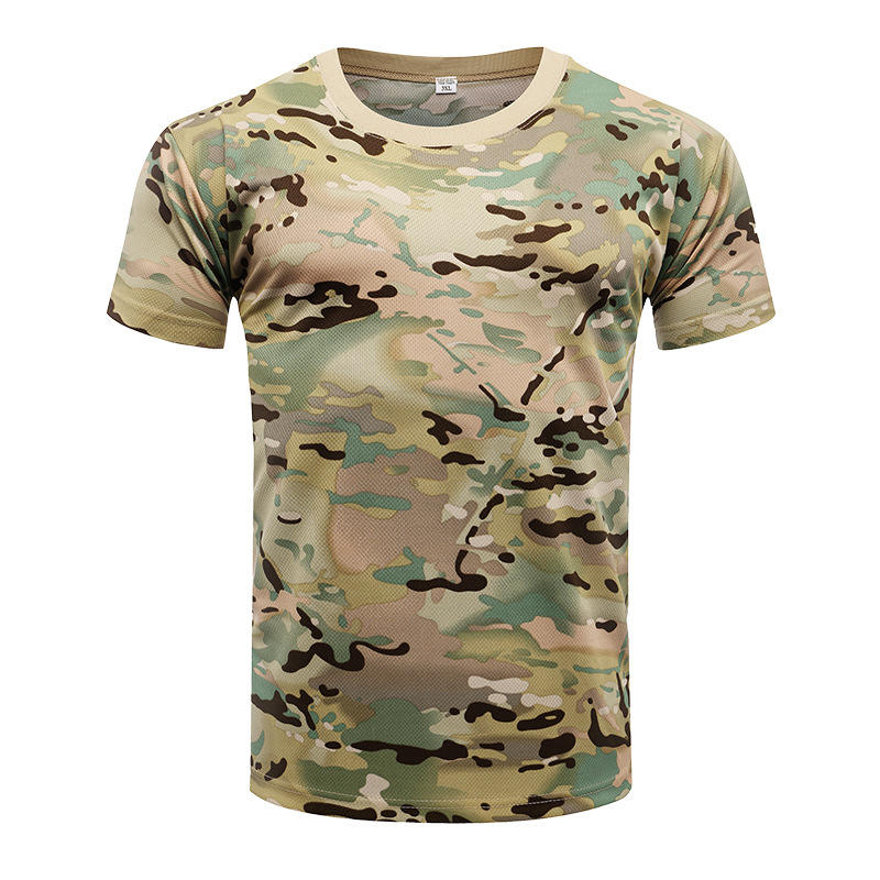 military tactical combat t shirt customized logo